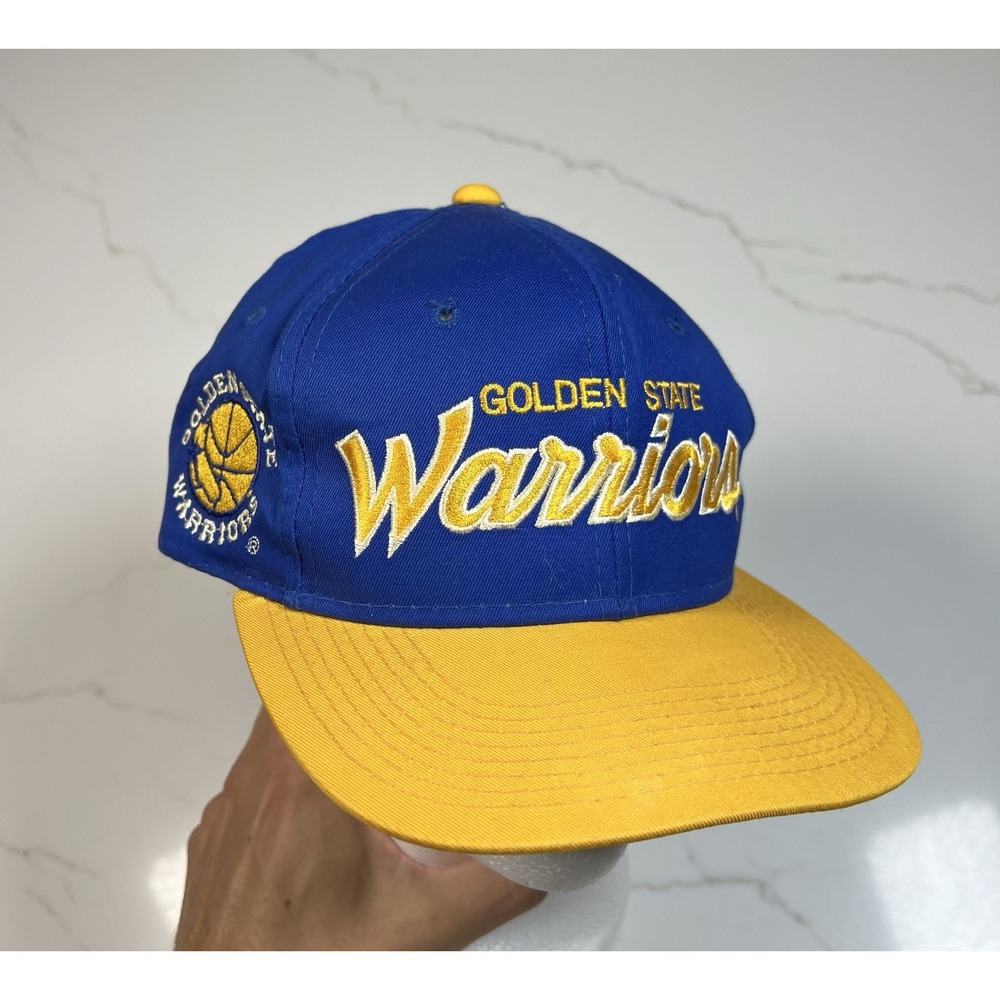 Sports Specialties Golden State Warriors Mens Vintage Script Twill Snapback Hat